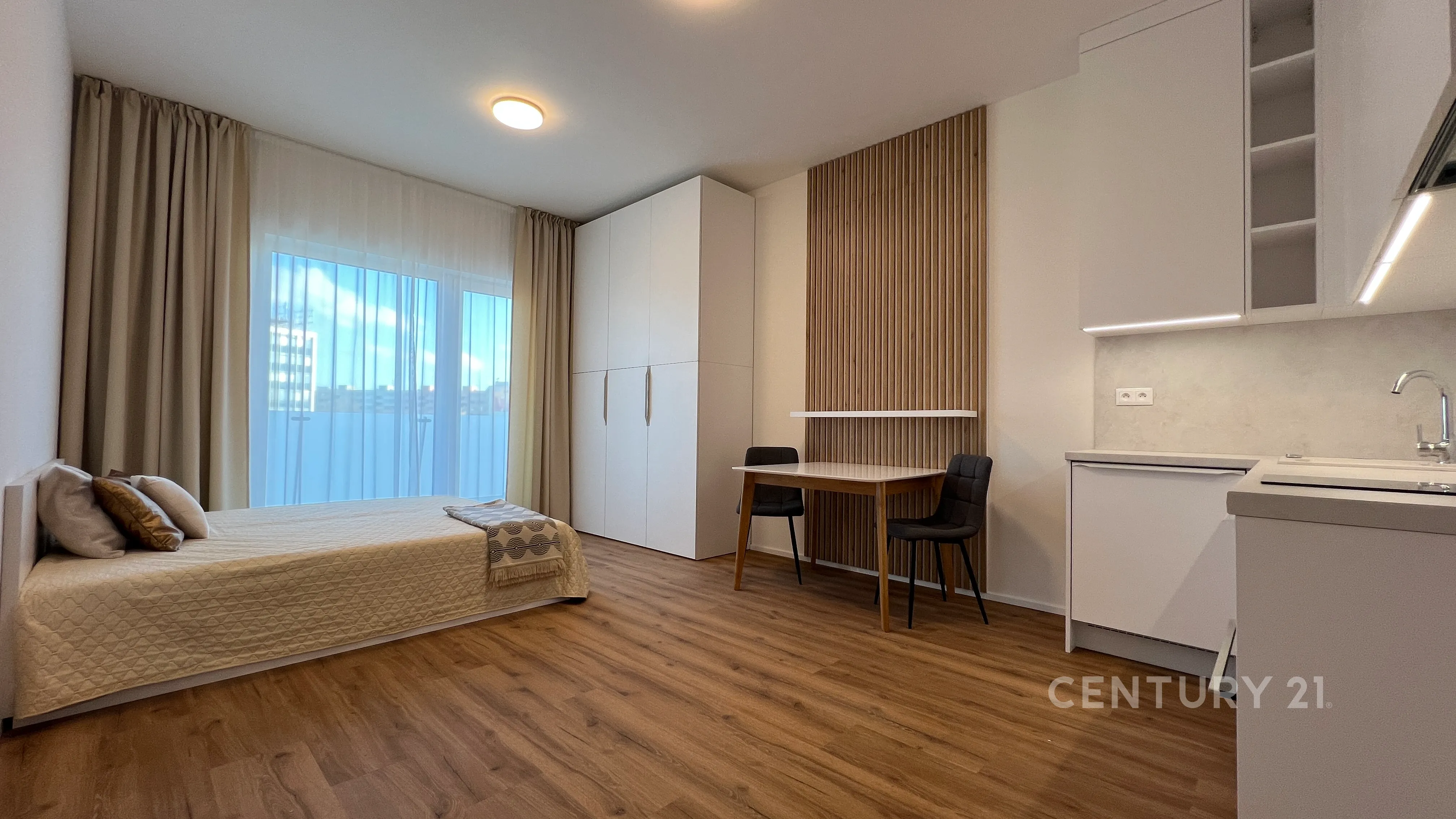 Krásný nový byt 1+kk s terasou v novostavbě Allrisk Meridiem, Brno - Komárov